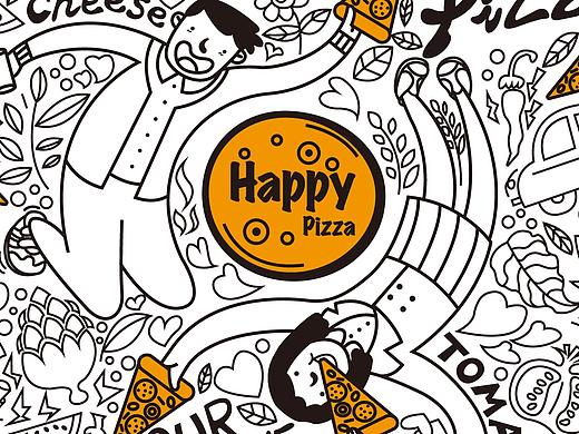 HAPPY PIZZA品牌设计