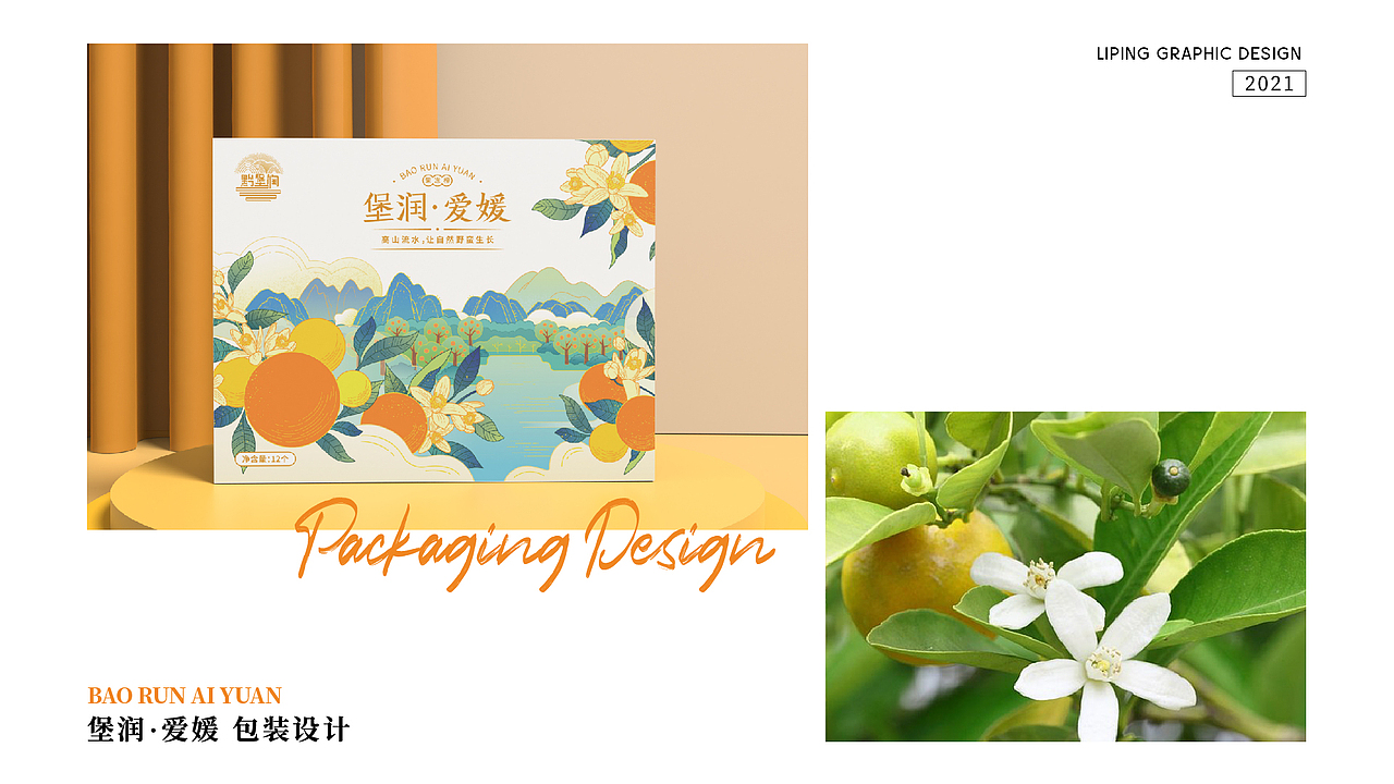 堡润爱媛-果冻橙 | 水果包装设计（图ZMjc3NDg0MDAw） - 包装 - 站酷设计师阿瓶吖原创素材 - 站酷ZCOOL