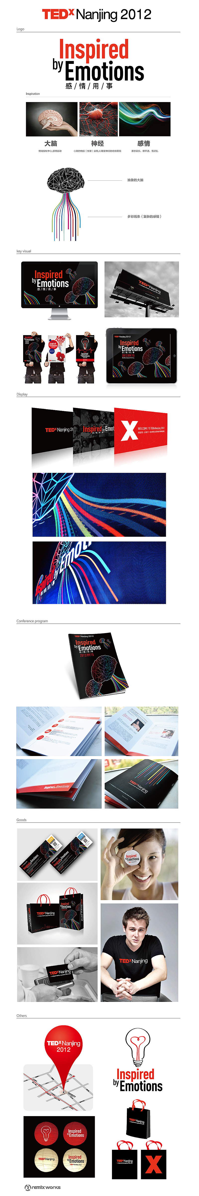 TEDxNanjing 2012 "Inspired by Emotions" branding（图ZMTU1NDc2MjQ=） - 品牌 - 站酷设计师rem1x原创素材 - 站酷ZCOOL