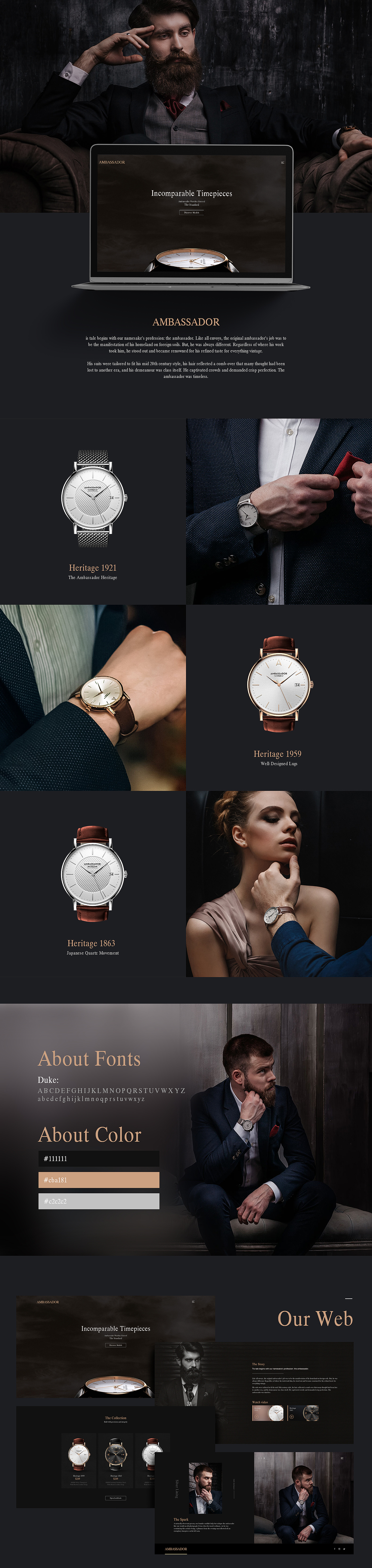 Hello ambassadorwatches(图ZNjc1NzkwMjA=) - 企业官网 - 站酷设计师Ink_Dzz原创素材 - 站酷ZCOOL