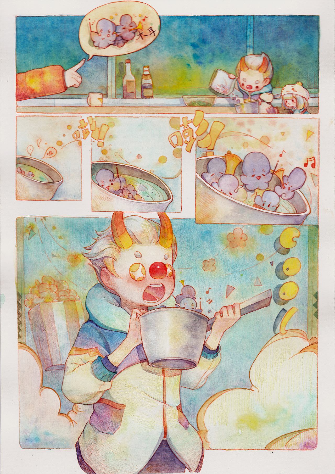 毕设故事《知恩》（图ZMTE2MjY2ODI0） - 中/长篇漫画 - 站酷设计师小盐疤原创素材 - 站酷ZCOOL