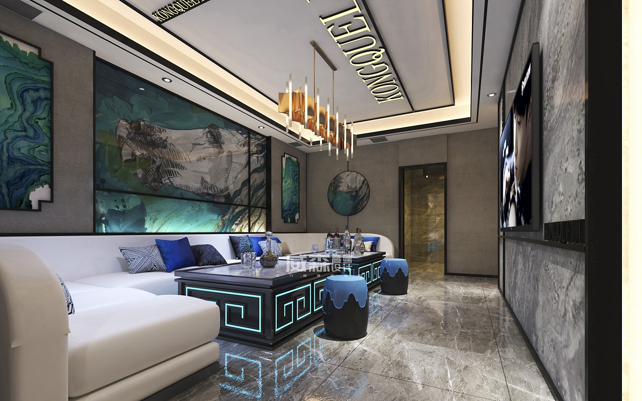 中式韵味的ktv设计