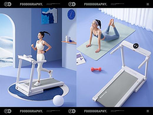 运动器材摄影 | 亿健跑步机 ✖ foodography 