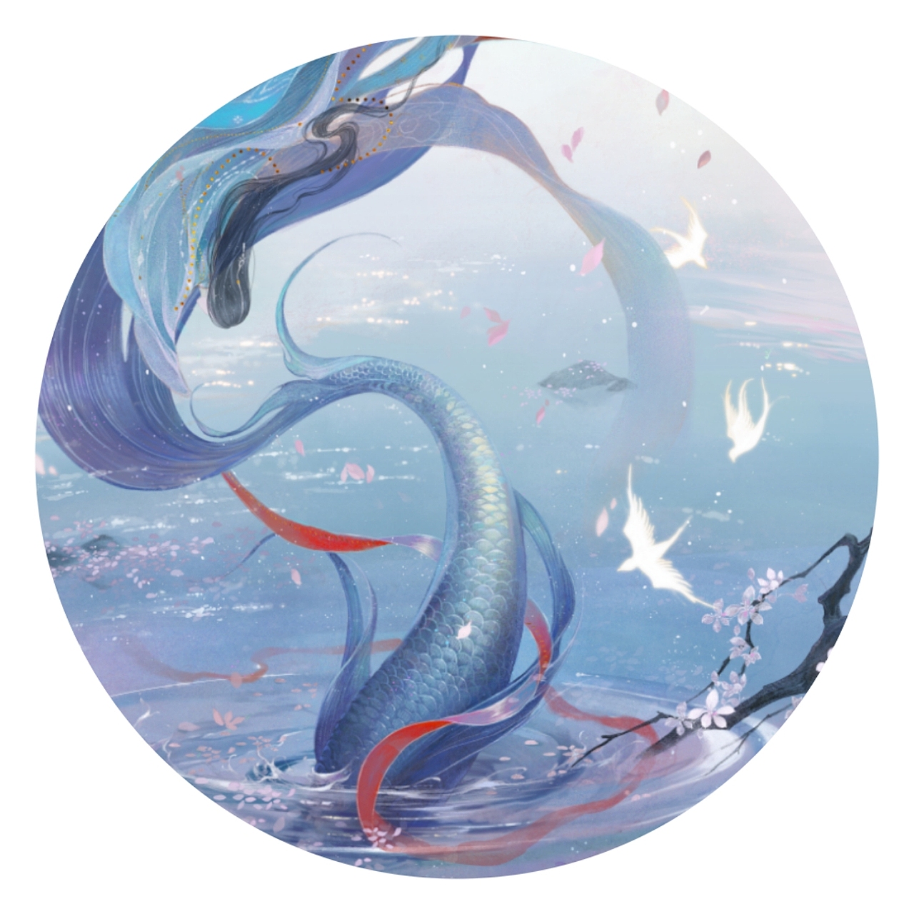 与君初相识（图ZMzA4MDA3NjU2） - 商业插画 - 站酷设计师与荷ZJD原创素材 - 站酷ZCOOL