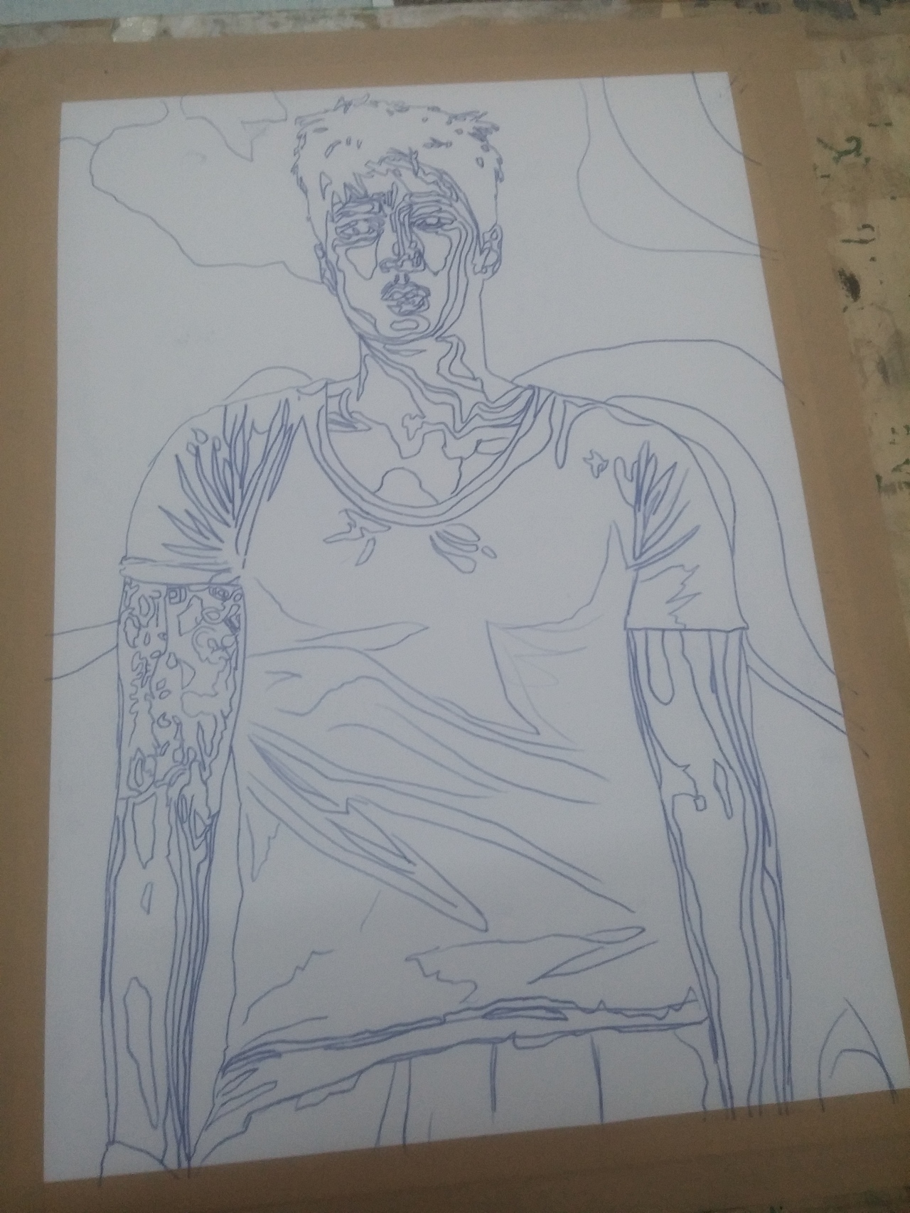 水粉手绘 “苏志燮”