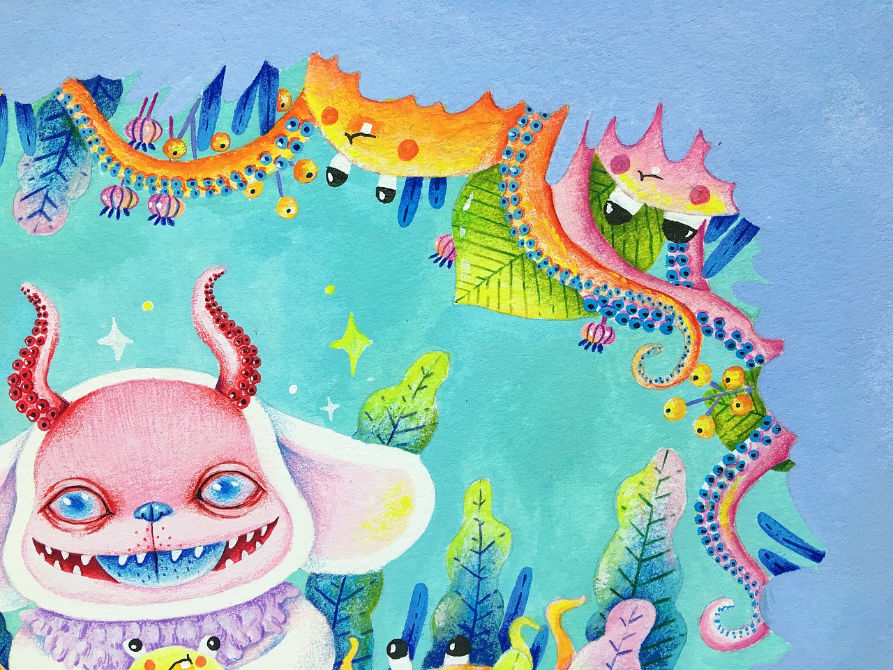 kikoo章鱼小怪 插画摄影