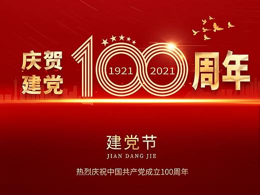 2021建党、建军海报