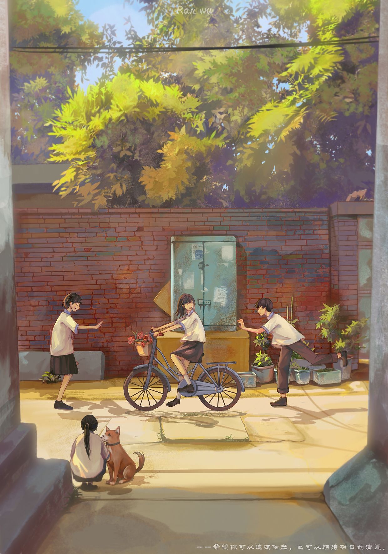 原创插画|青春年少时