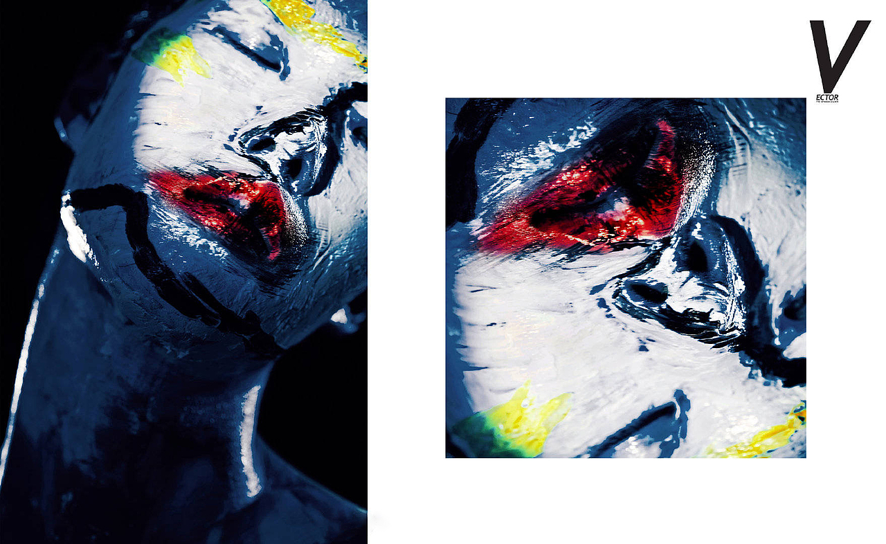 摄影杂志妆面创作 《白日梦蓝》（图ZMjEzOTczODIw） - 修图/后期 - 站酷设计师摄影后期姜楚原创素材 - 站酷ZCOOL