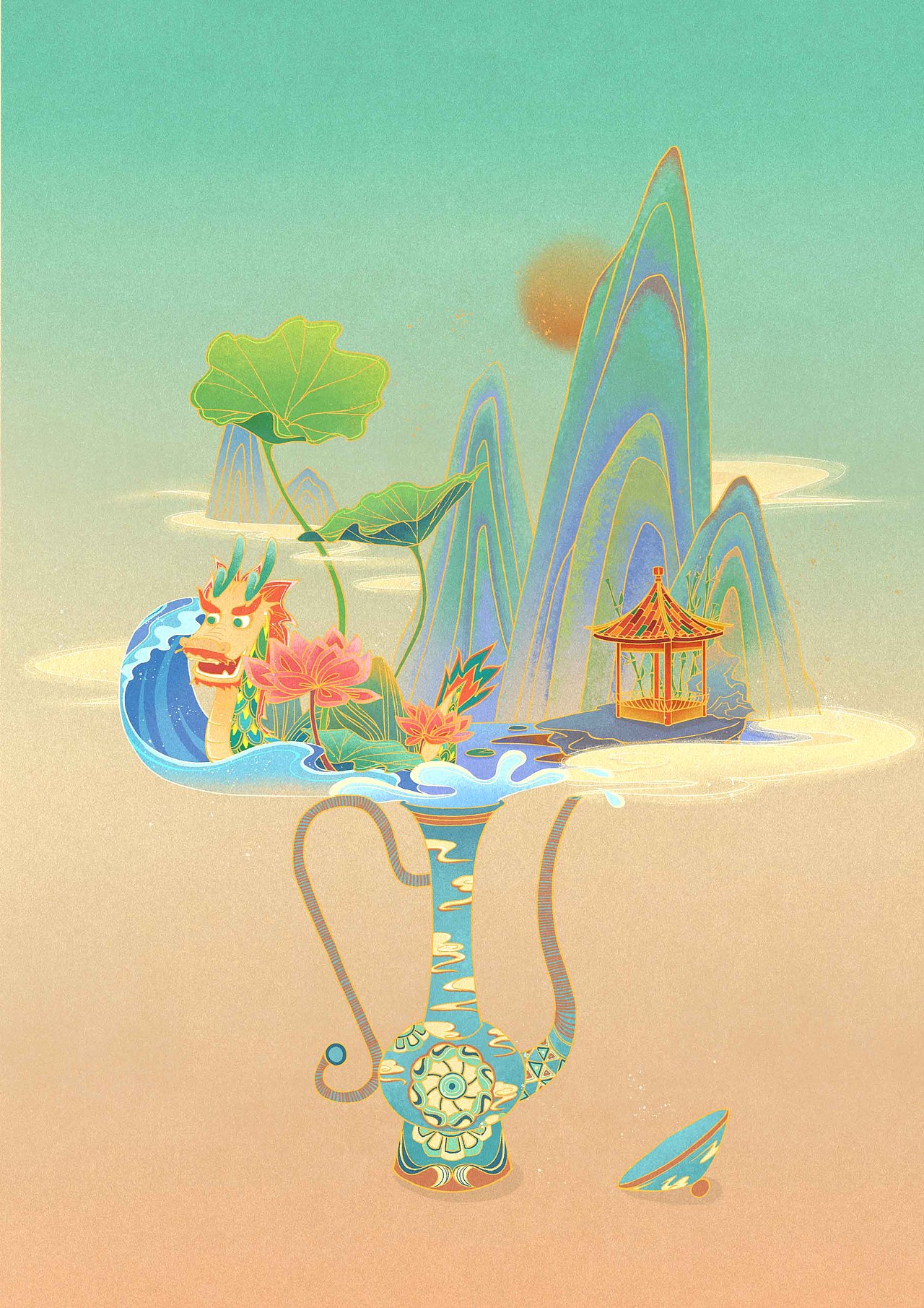 国风微观端午（图ZMjEwOTc1NzUy） - 商业插画 - 站酷设计师耳東嗑嗑原创素材 - 站酷ZCOOL