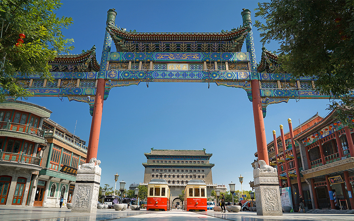 北京前门门楼图片