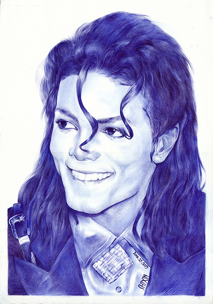 BALL POINT PENS DRAWING（图ZMzAwMzk3ODQ=） - 绘画 - 站酷设计师狼王加冕原创素材 - 站酷ZCOOL