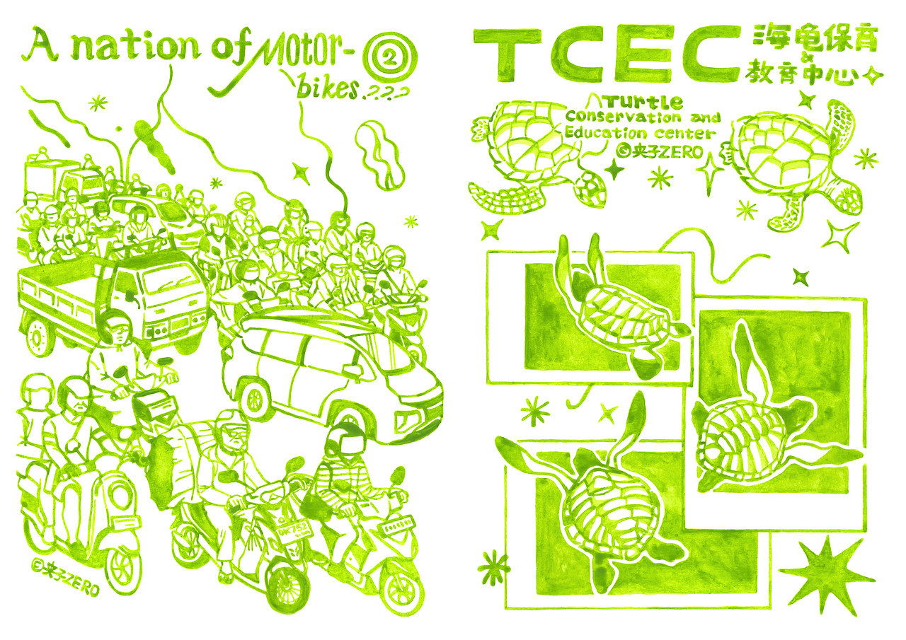 夹子巴厘岛-旅行手记系列（图ZMjQyNzk3NjI4） - 艺术插画 - 站酷设计师夹子zero原创素材 - 站酷ZCOOL
