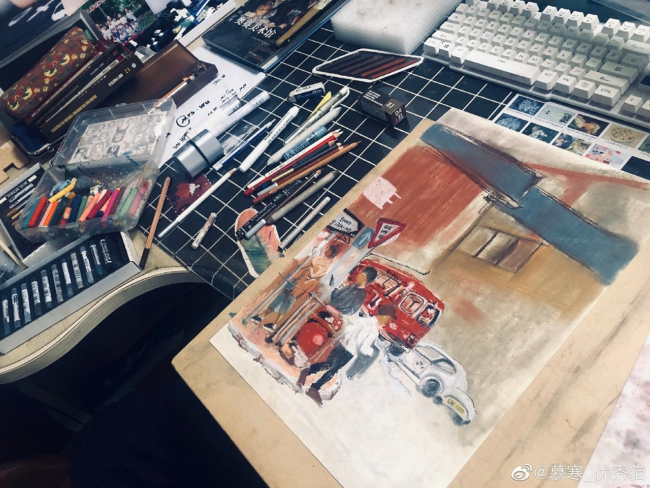 综合材料-生活中的点点滴滴之小美好（图ZMTY5ODA4NzMy） - 艺术插画 - 站酷设计师MUHAN_W原创素材 - 站酷ZCOOL