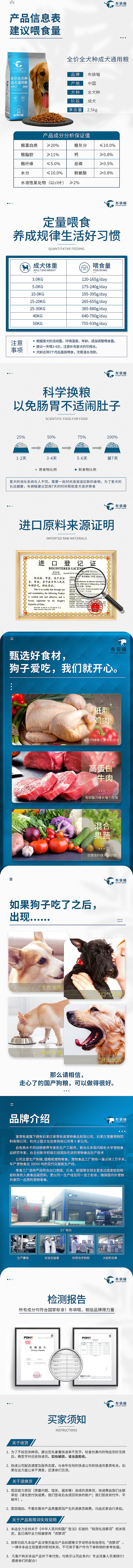 狗粮产品视觉设计-详情页