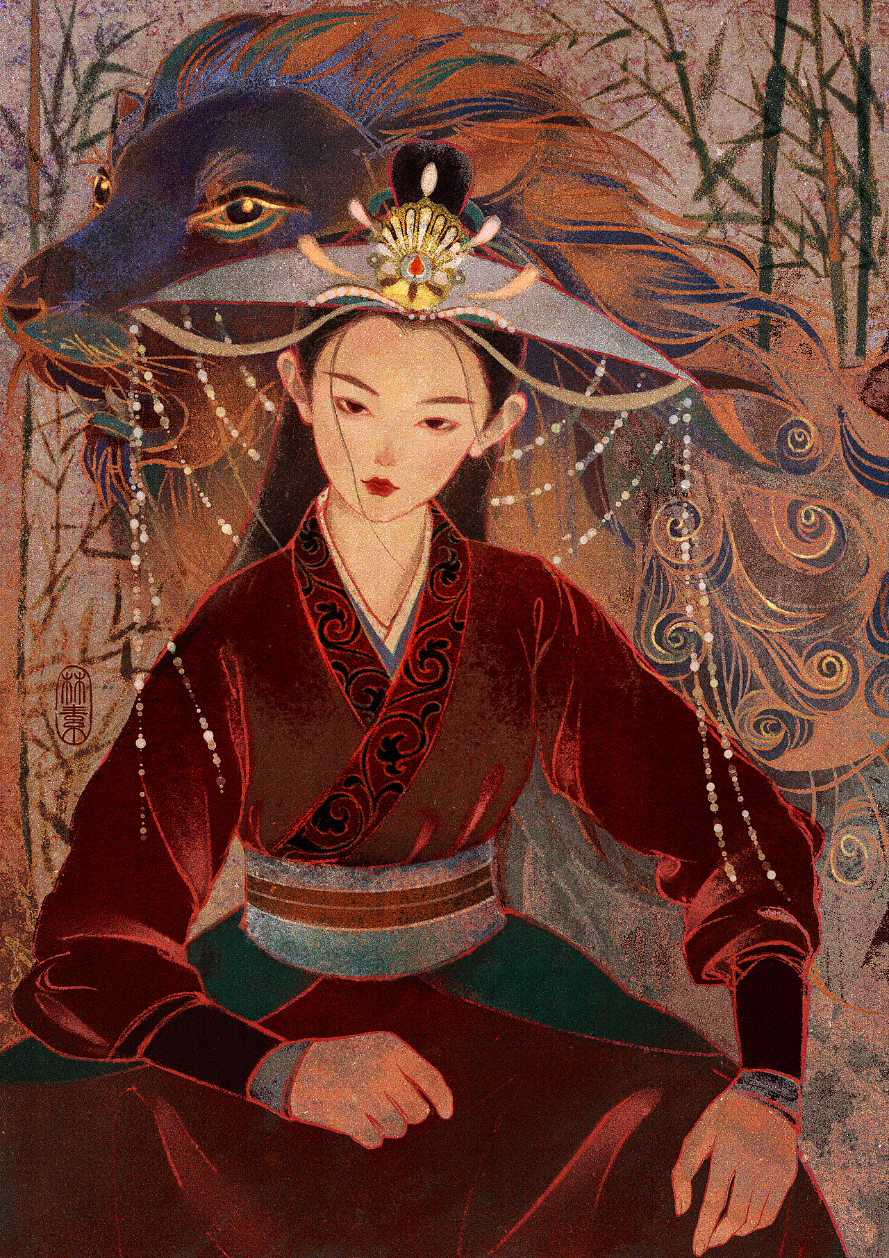 2021年插画总结（图ZMjgzNTM3NTE2） - 创作习作 - 站酷设计师鹤之宋原创素材 - 站酷ZCOOL