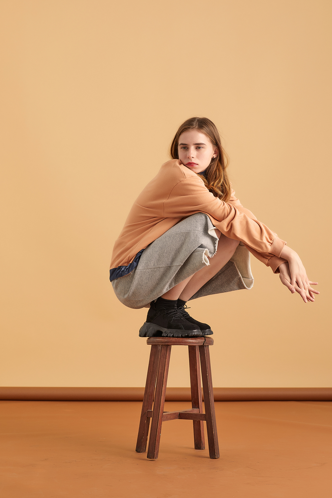 男装 女装 独辫子服装秋冬人像线下电商拍摄