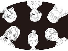 年底公司創(chuàng)意活動的同事動漫化人設(shè)