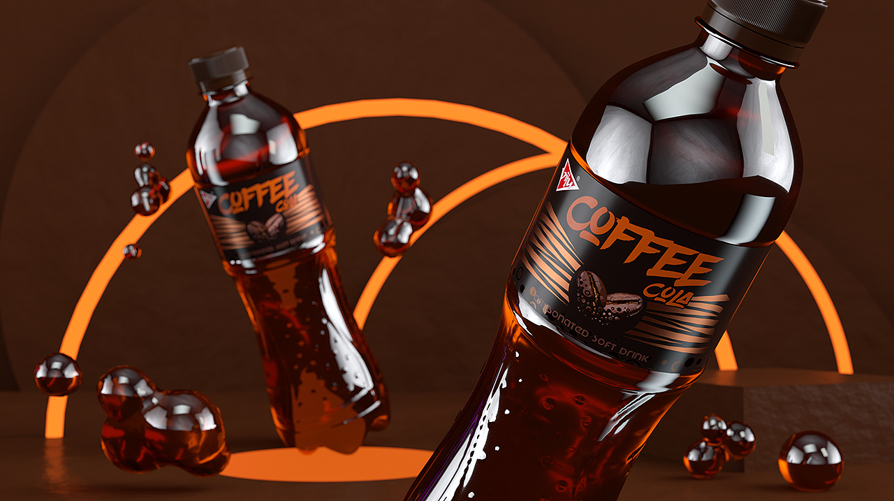 唯久咖啡汽水包装设计
