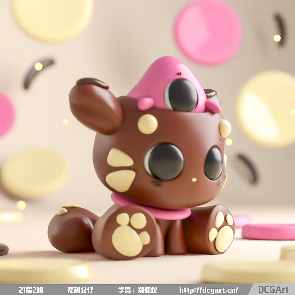 萌出血的卡通手办