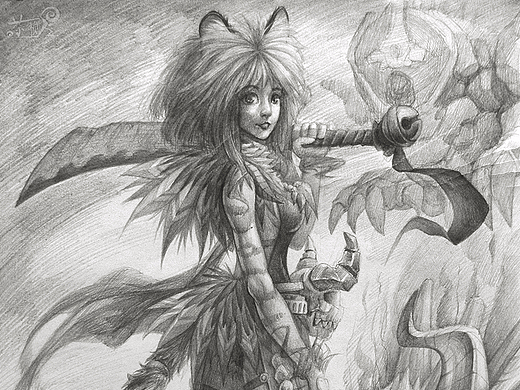 补尾9——虎女（个人主页-ZMjQwOTkxNTY=） - 创作习作 - 站酷设计师蔡懒人原创素材 - 站酷ZCOOL