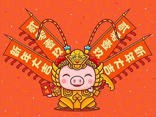 天蓬报喜（个人主页-ZMzI5MjMyMzY=） - 商业插画 - 站酷设计师luck6k原创素材 - 站酷ZCOOL