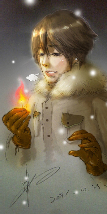 一些大学时期的手绘作品