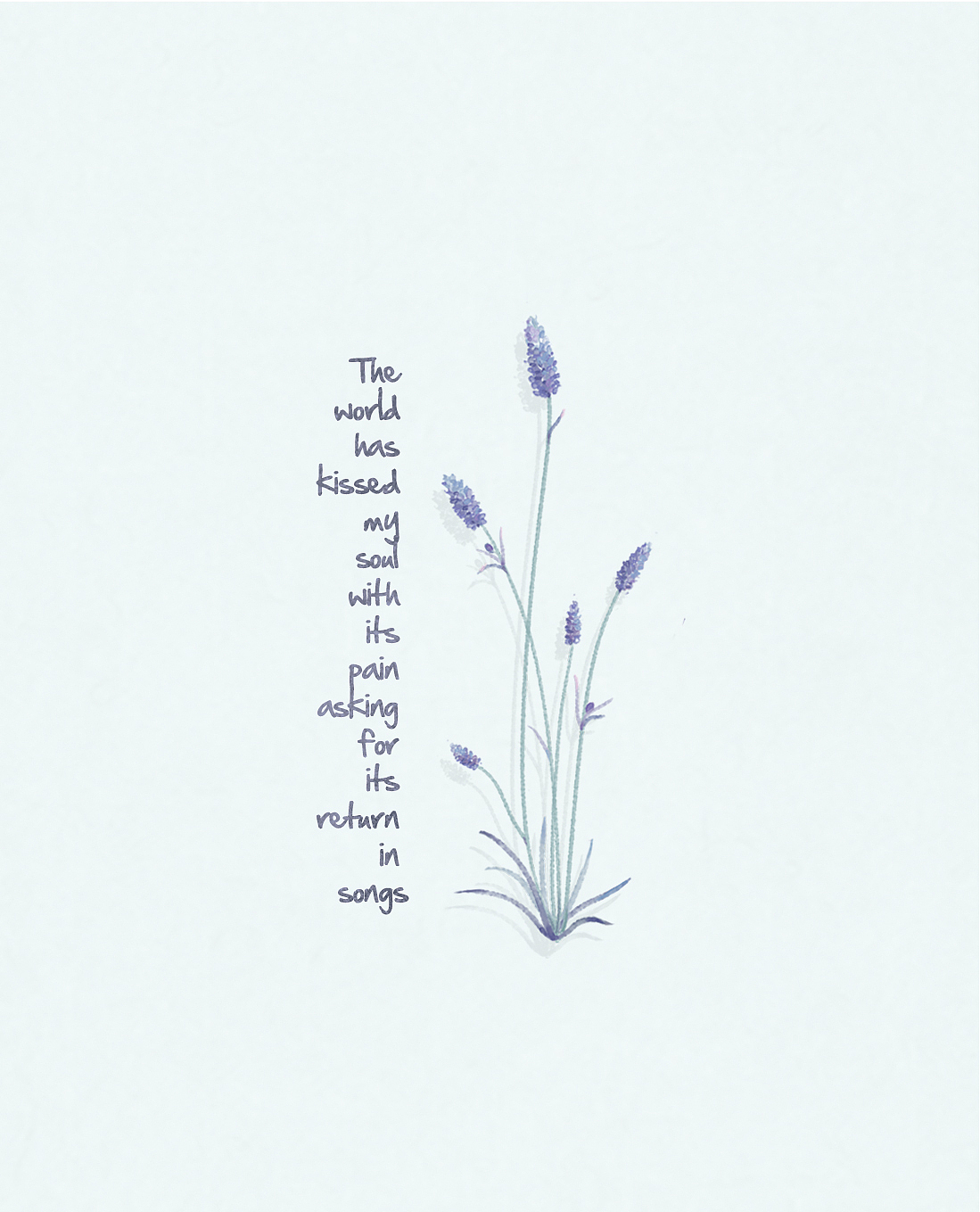 花间短歌 花卉插图