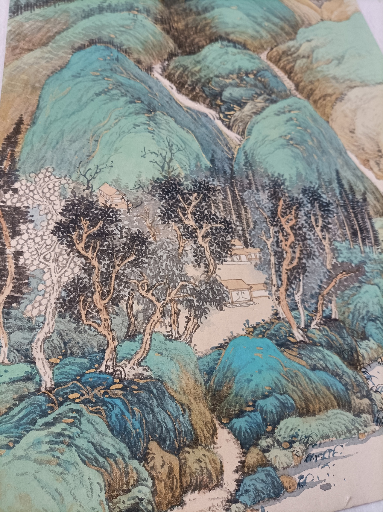 传统国画青绿山水（图ZMjc5Njc4MDM2） - 绘画 - 站酷设计师孟振华原创素材 - 站酷ZCOOL