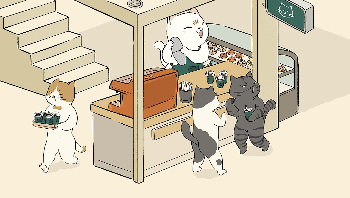 厦门寻猫游戏条幔插画（图ZMTg5NzgwNTg4） - 商业插画 - 站酷设计师插画师麦子原创素材 - 站酷ZCOOL