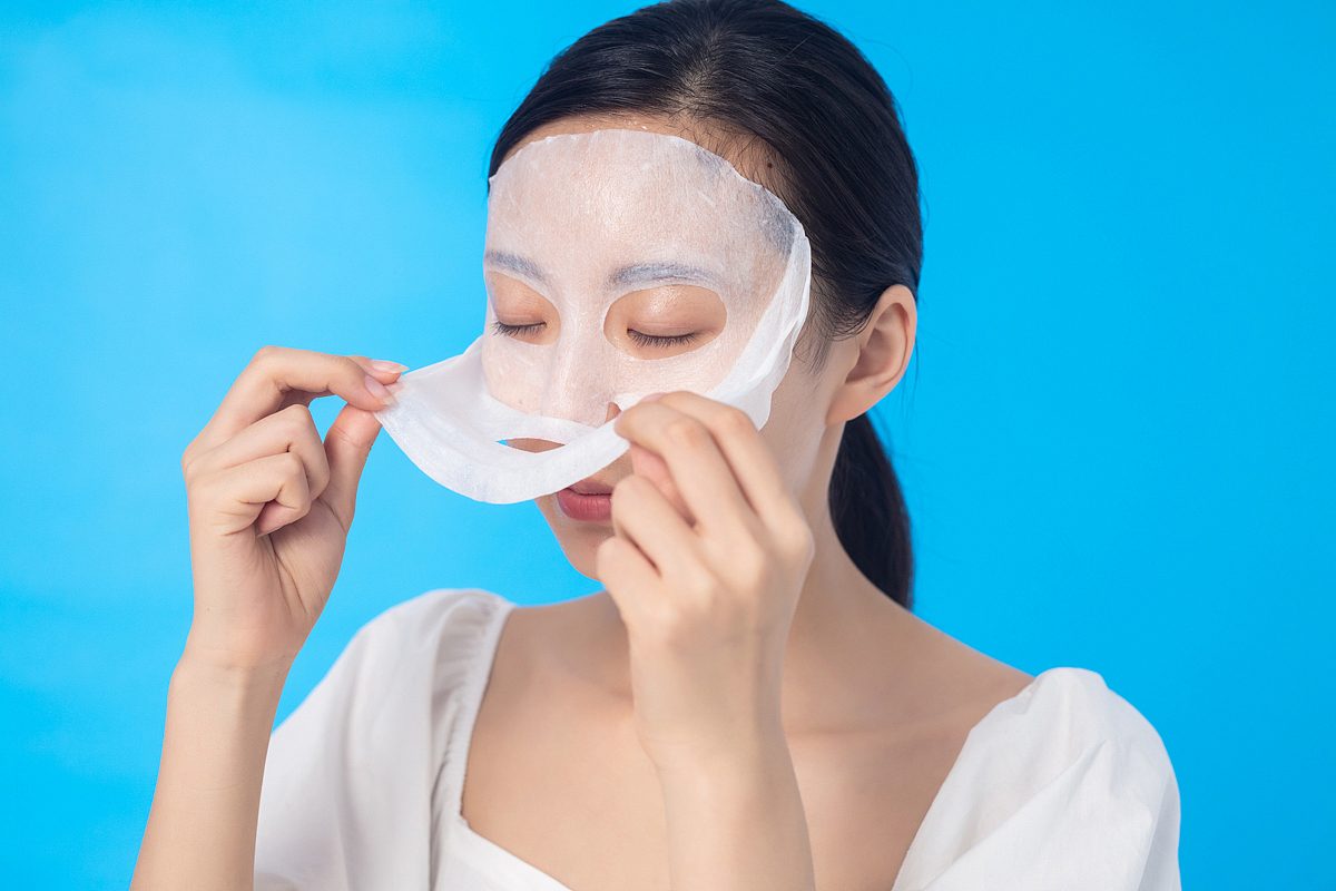 面膜 模特 静物拍摄