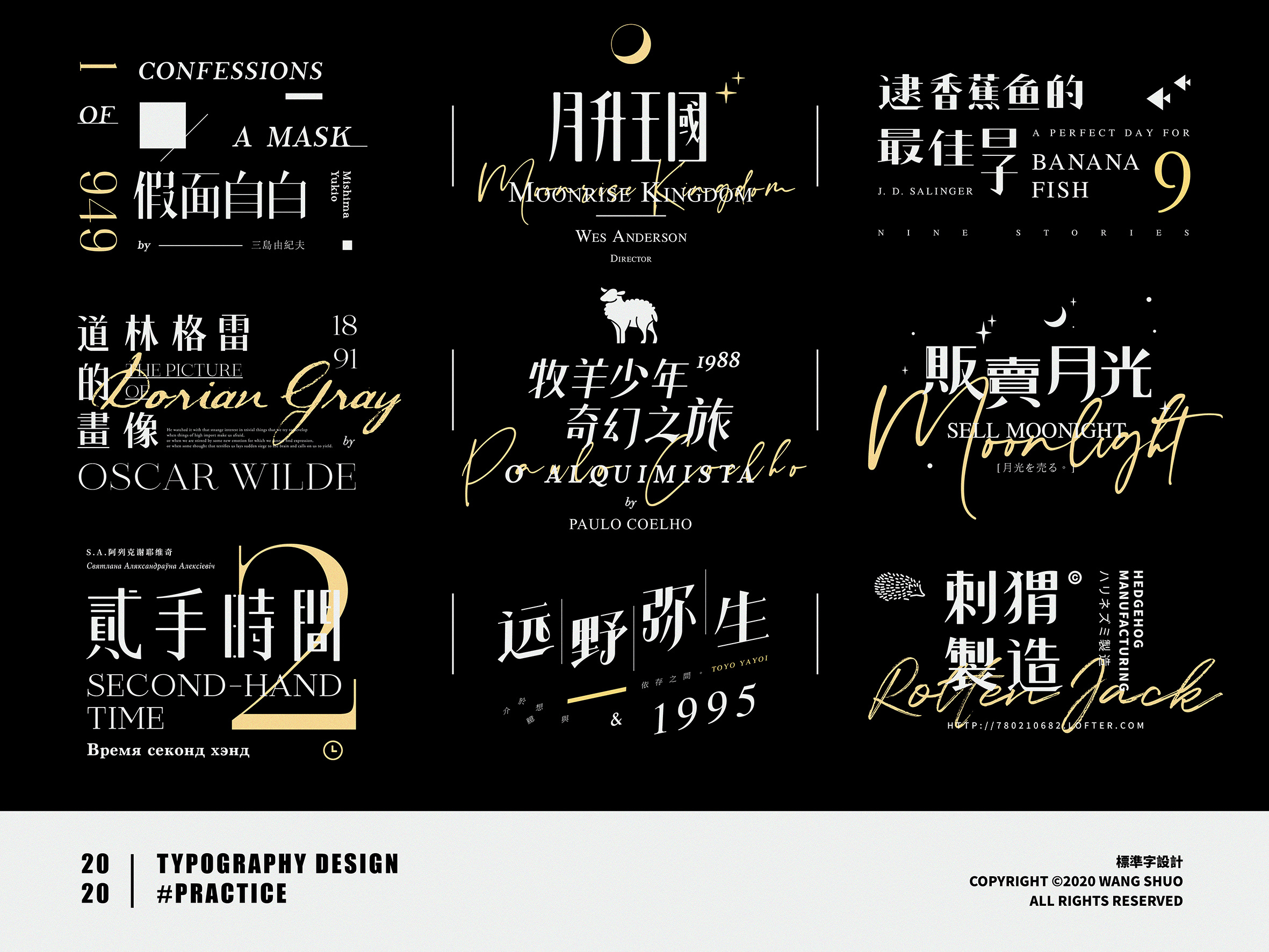 书名标准字设计|typography design|平面|字体/字形|wangshuo_o