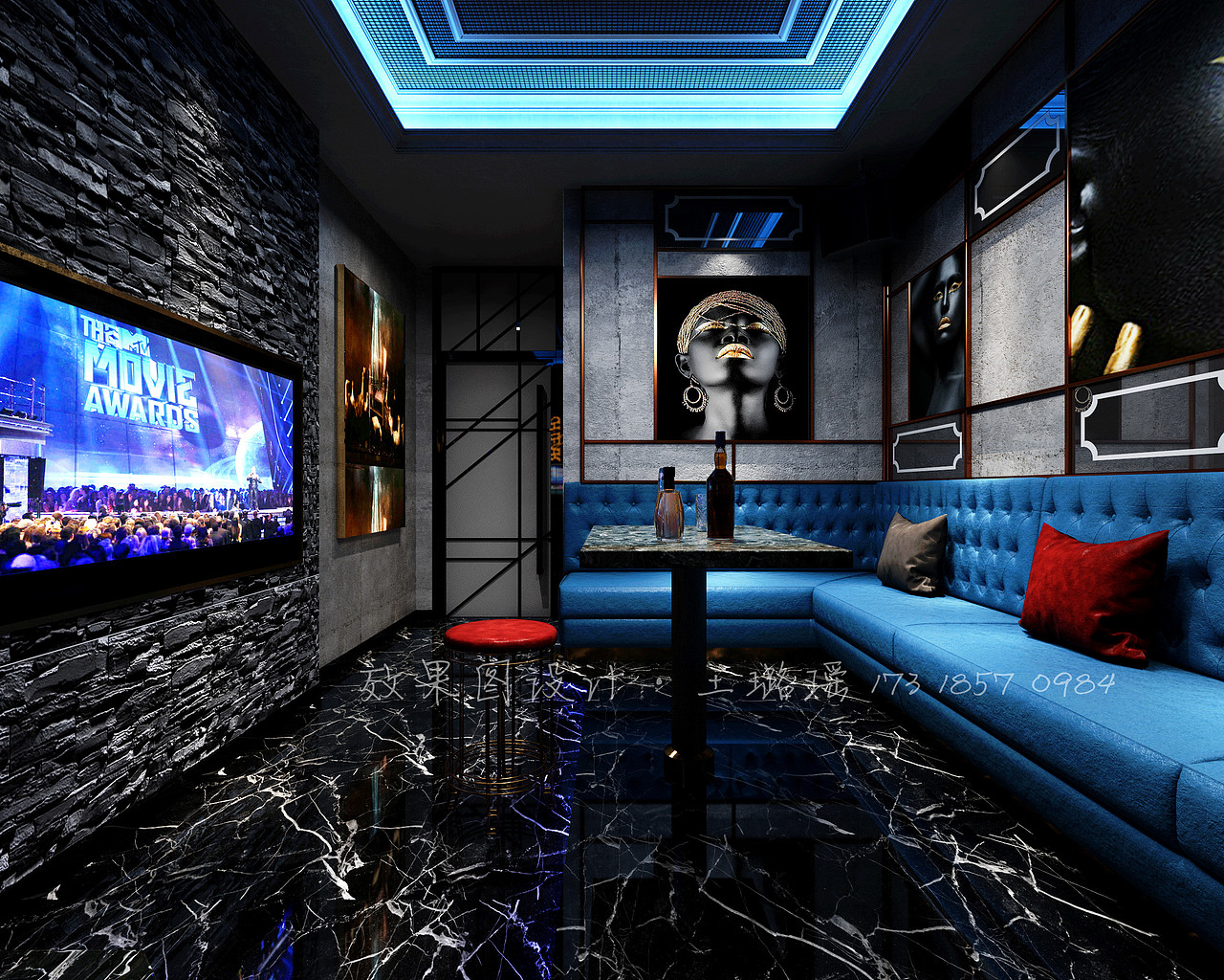 工业风ktv|空间|家装设计|瑶瑶超开心_原创作品-站酷(zcool)