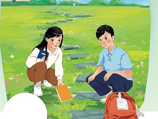 【约稿】青春文学《同桌冤家》封面