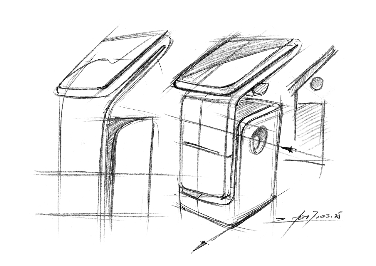 2017产品设计手绘3月一日一画