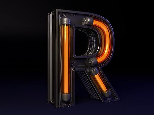 C4D字体设计