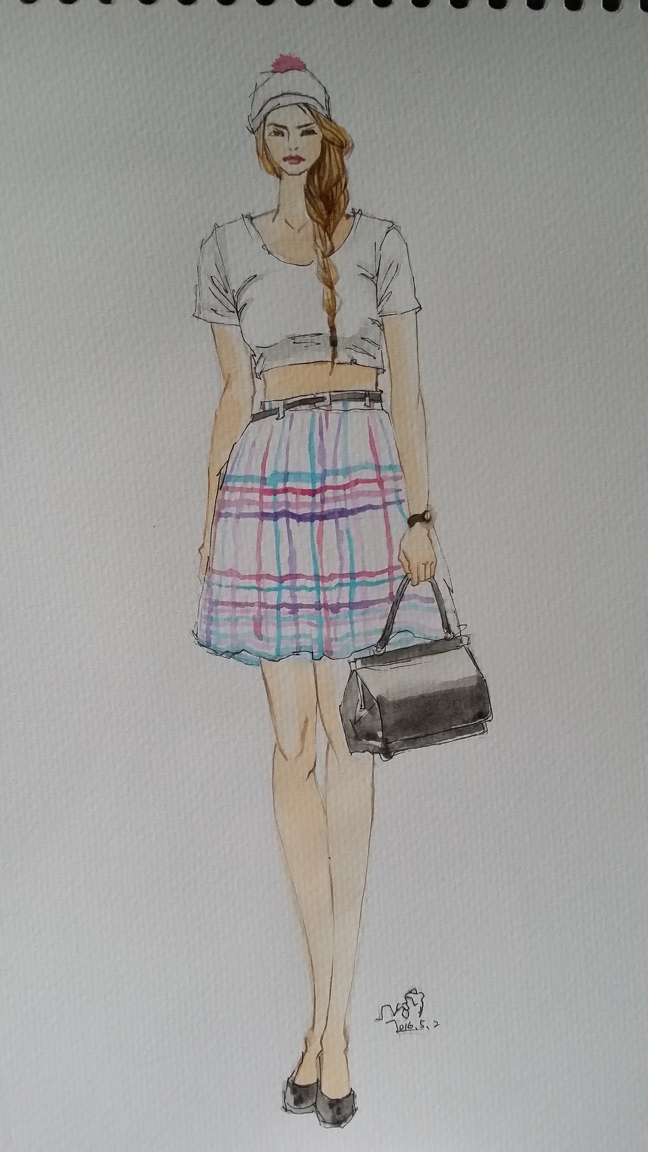 时装插画(2016年女装)（图ZNDg2NDE3Njg=） - 休闲/流行服饰 - 站酷设计师箐蛙原创素材 - 站酷ZCOOL