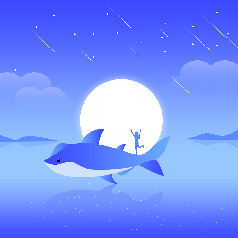 鲸与自然（图ZMTQ3MTU3MTEy） - 创作习作 - 站酷设计师Joy_zcc原创素材 - 站酷ZCOOL