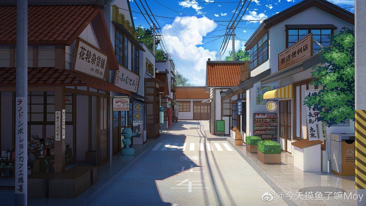 日系壁纸街道横屏图片