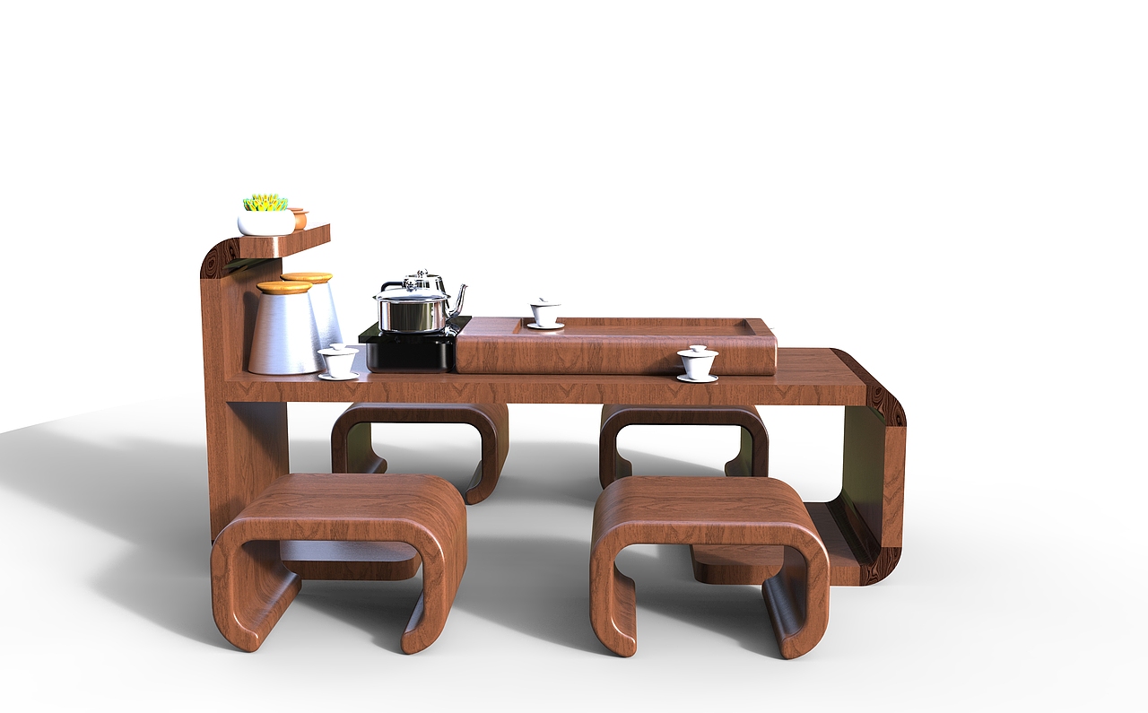 阳台改造+茶几设计