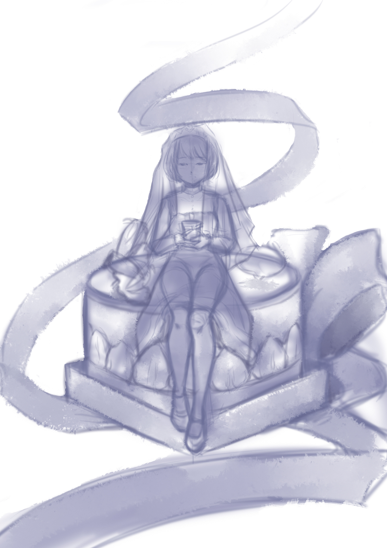 [板绘-190414]さようなら大好きな人（图ZMTU2NTUwMjMy） - 创作习作 - 站酷设计师ccsttail原创素材 - 站酷ZCOOL