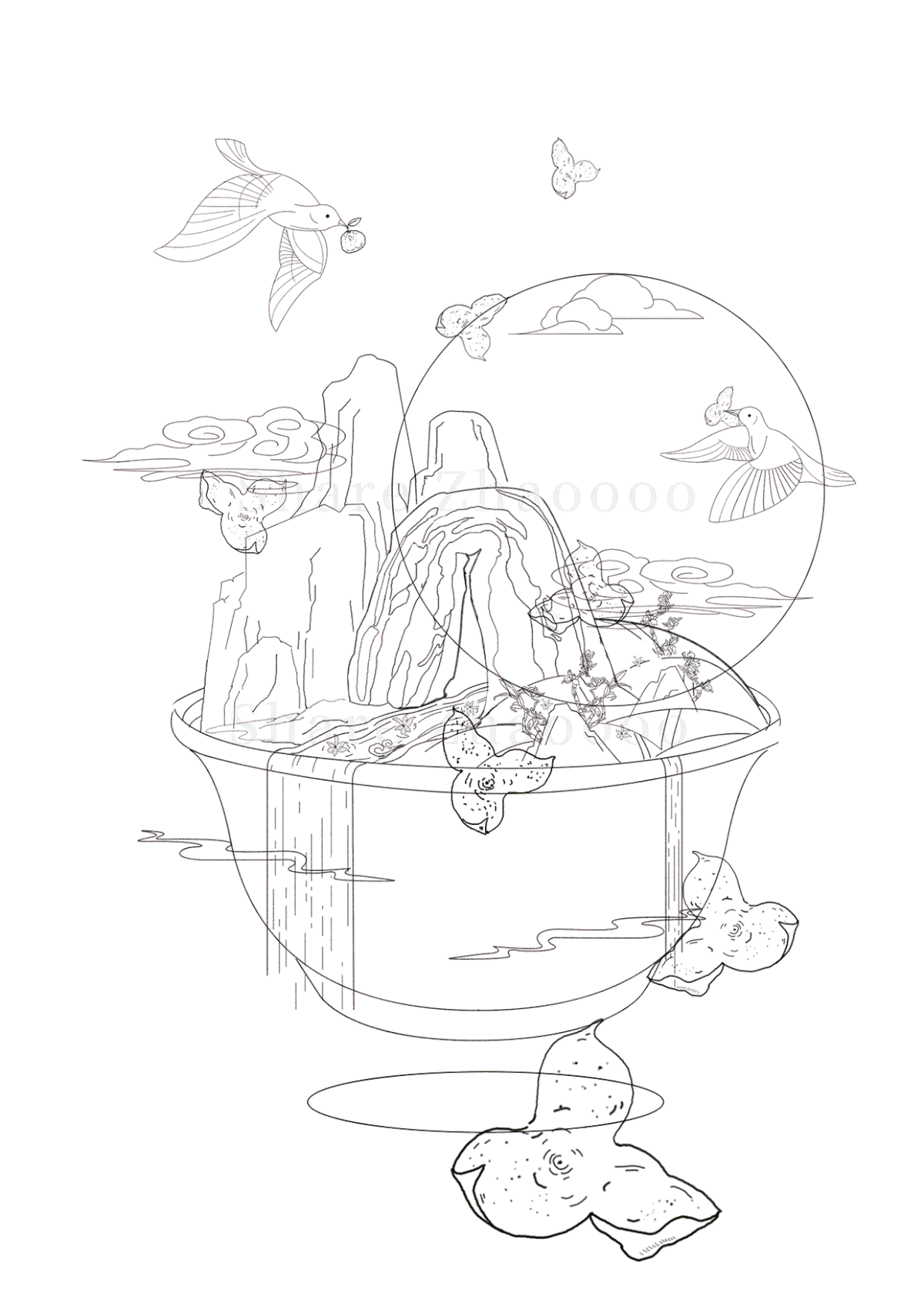 陈皮汤·系列插画