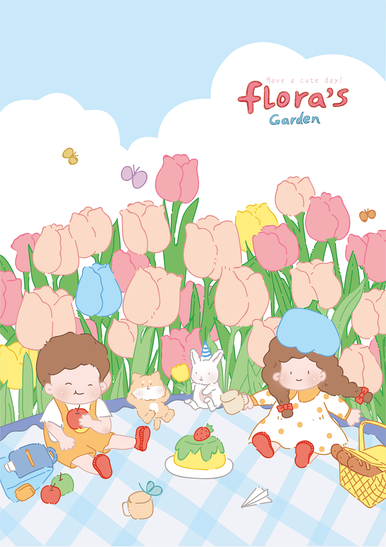 之桃与以蓝（图ZMjg2ODgzNTI0） - 艺术插画 - 站酷设计师小咸鱼画手原创素材 - 站酷ZCOOL