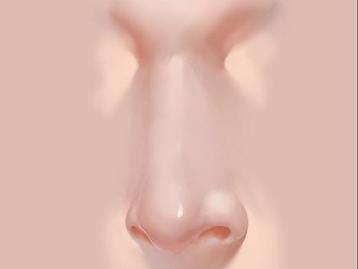 五官系列-粉色鼻子#如何画#鼻子#粉色鼻子#PS教程