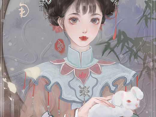 唯美古风人物插画（个人主页-ZNTU2MzYzNzY=） - 艺术插画 - 站酷设计师鱼鱼乙原创素材 - 站酷ZCOOL