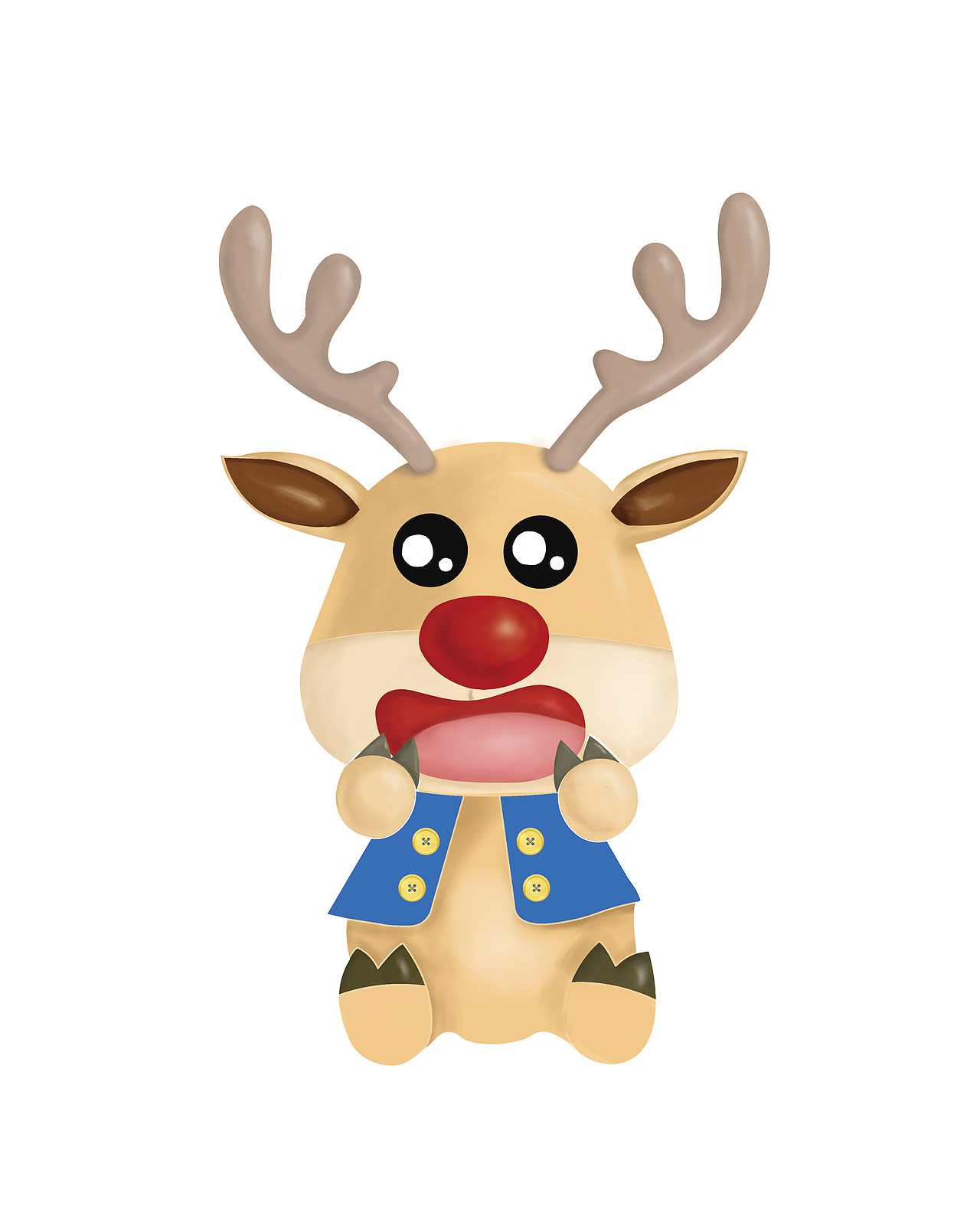 原创麋鹿形象设计