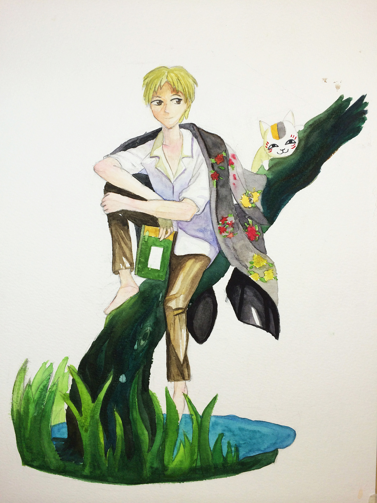 写生/水彩《夏目友人帐》