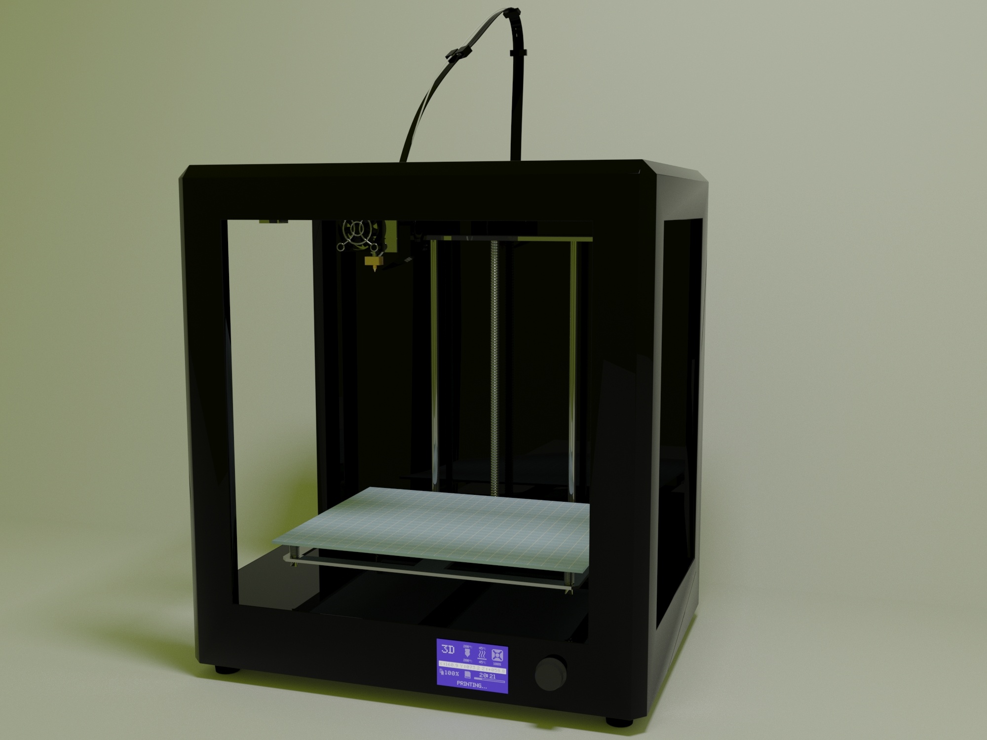 Lulzbot TAZ4 3D打印机模型3D图纸 Solidworks设计 – KerYi.net