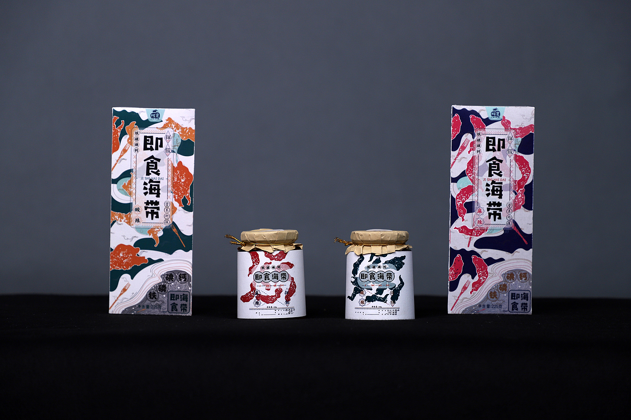 阿宽即食海带包装设计