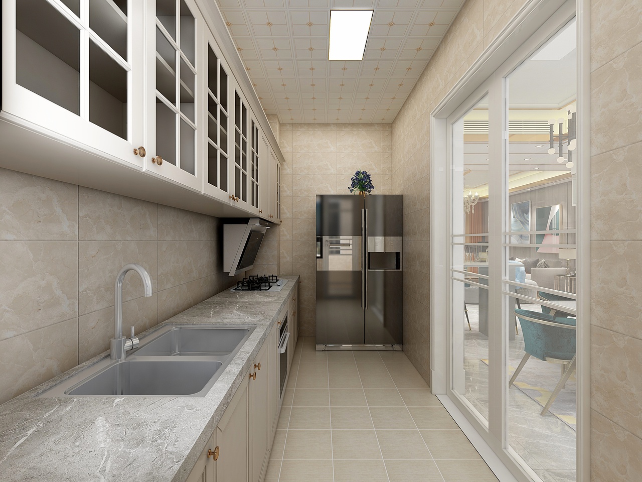 奢华与时尚碰撞,诠释165㎡四室新格调